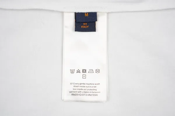 Louis Vuitton Monogram Embroidered White T-Shirt - 3