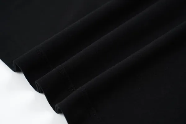 Burberry Check-Panel T-Shirt Black - 7