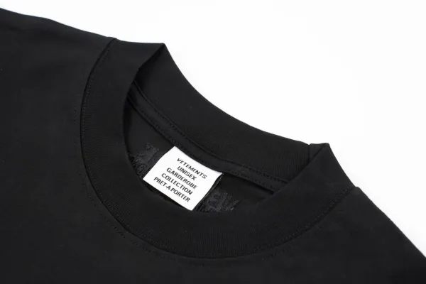 Vetements Autumn / Winter Spring / Summer Black T-Shirt - 8