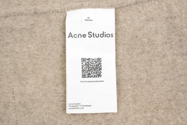 Acne Studios Zip-Up Hoodie Beige - 5