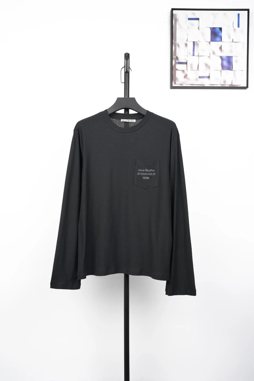 Acne Studios Stockholm 1996 Pocket Long Sleeve T-Shirt White - 4