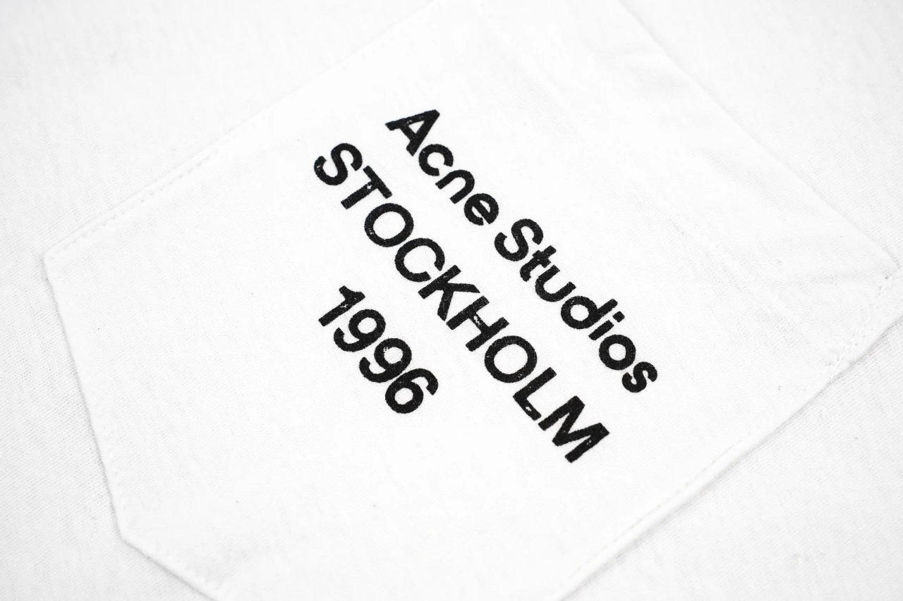 Acne Studios Stockholm 1996 Pocket Long Sleeve T-Shirt White - 17