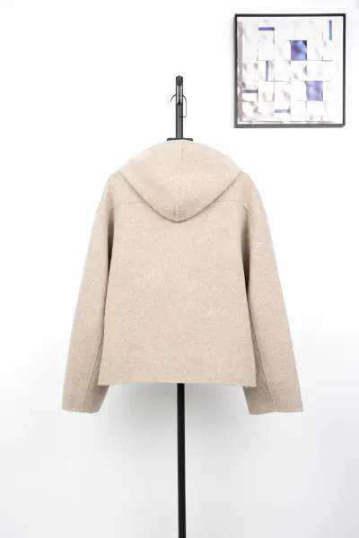 Acne Studios Zip-Up Hoodie Beige - 10