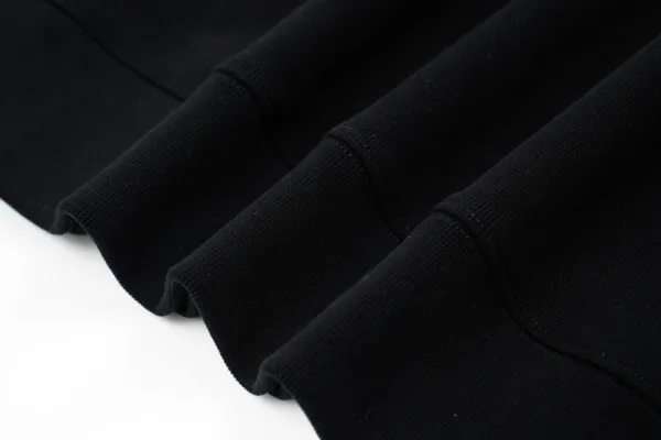 Burberry Half-Zip Sweatshirt with Iconic Check Collar Black - 9