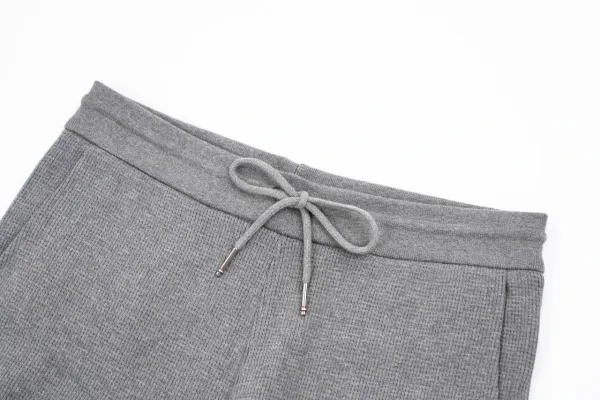 Thom Browne Four-Bar Stripe Gray Sweatpants - 16