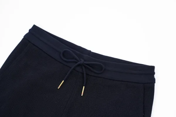 Thom Browne Four-Bar Stripe Gray Sweatpants - 7