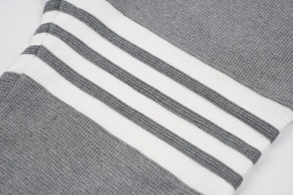 Thom Browne Four-Bar Stripe Gray Sweatpants - 17