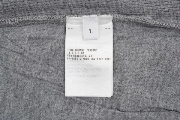 Thom Browne Four-Bar Stripe Gray Sweatpants - 21