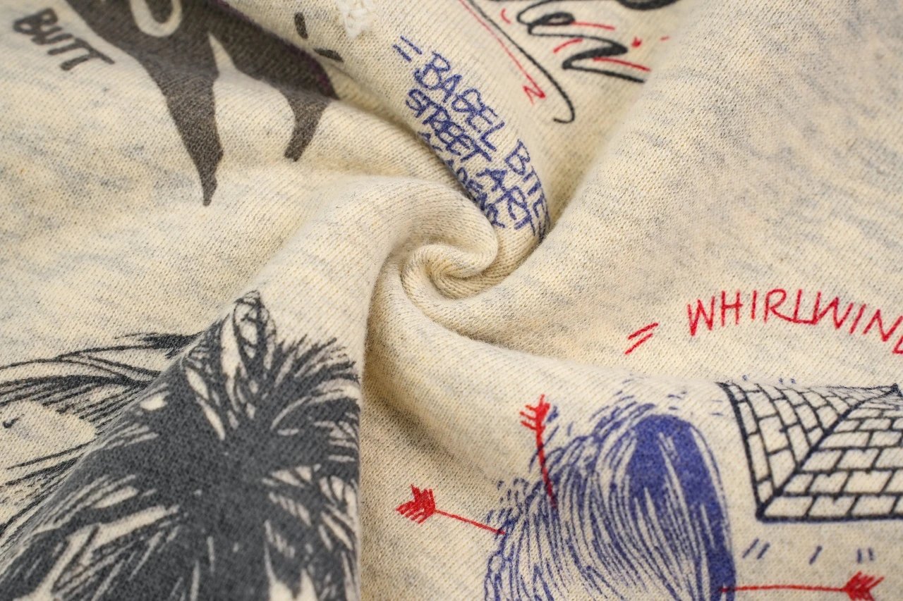 Gallery Dept x Born X Raised Distressed Graffiti Hoodie Beige - 10