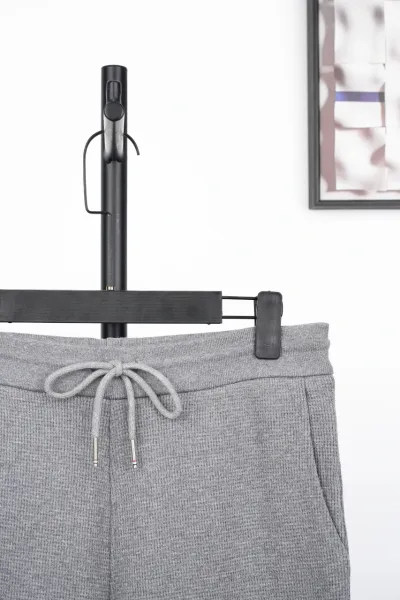 Thom Browne Four-Bar Stripe Gray Sweatpants - 15