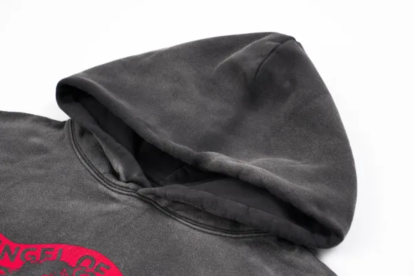 Design Angel of Death Washed Black Hoodie - 8