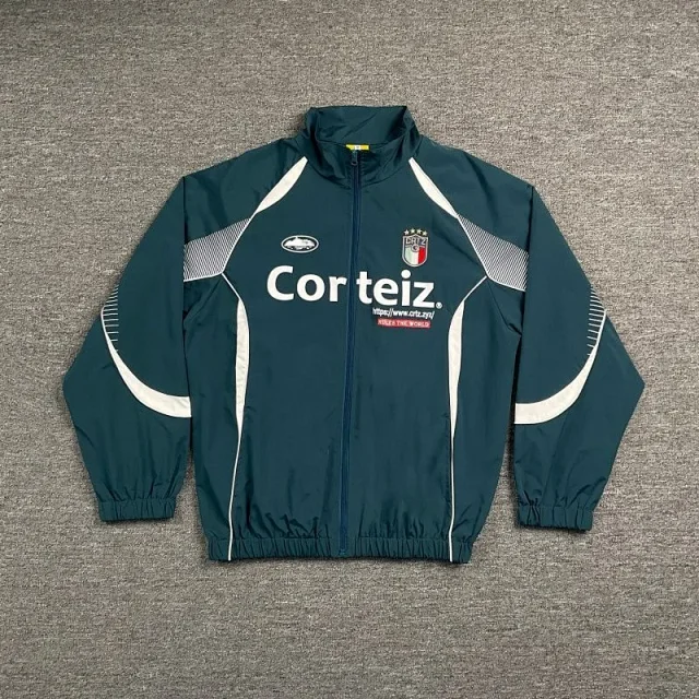 Corteiz Tracksuits Colorblock zip-up track jacket and pants set product detail image 11