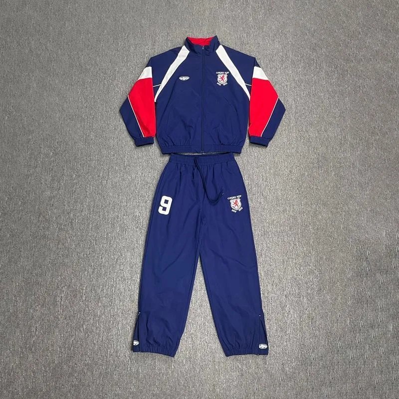 Corteiz Tracksuits Colorblock zip-up track jacket and pants set — 20