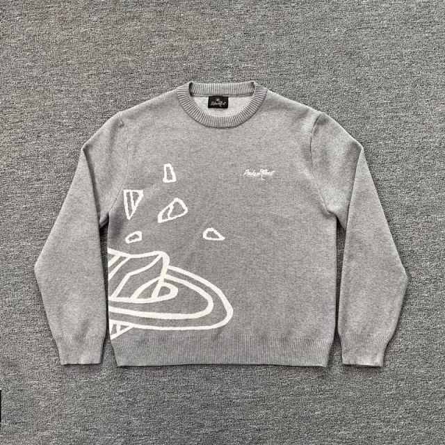Corteiz Knitwear Striped logo crewneck knit sweater product detail image 7
