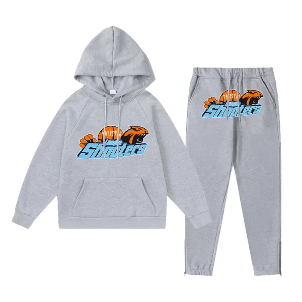 Trapstar London Shooters Gray Hoodie and Sweatpants Set - 1