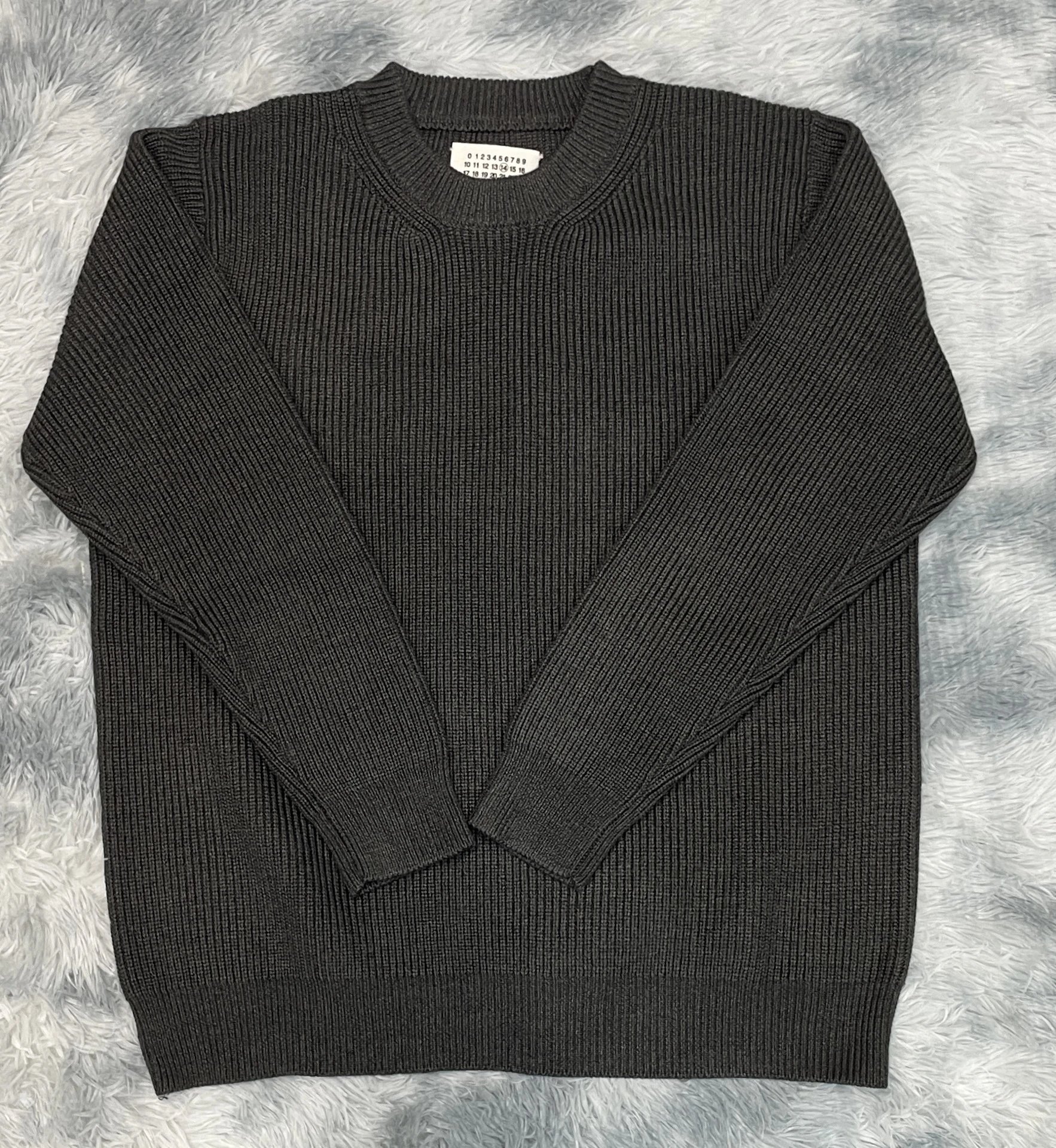 Design Knit Cardigan Gray Button-Front Sweater Outerwear.cardigan - 4