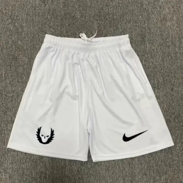 Nike Sportswear Shorts White with Pink Swoosh - 13