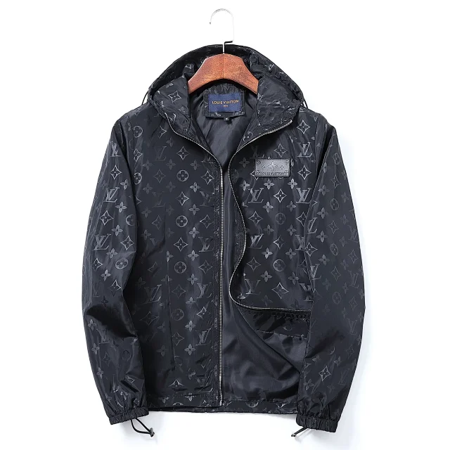 Louis Vuitton Jackets Hooded Monogram Windbreaker product detail image 7