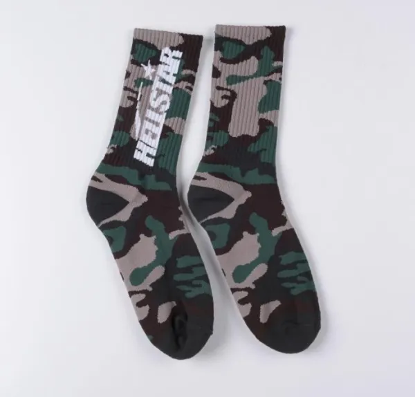 Hellstar Logo Socks Brown - 7