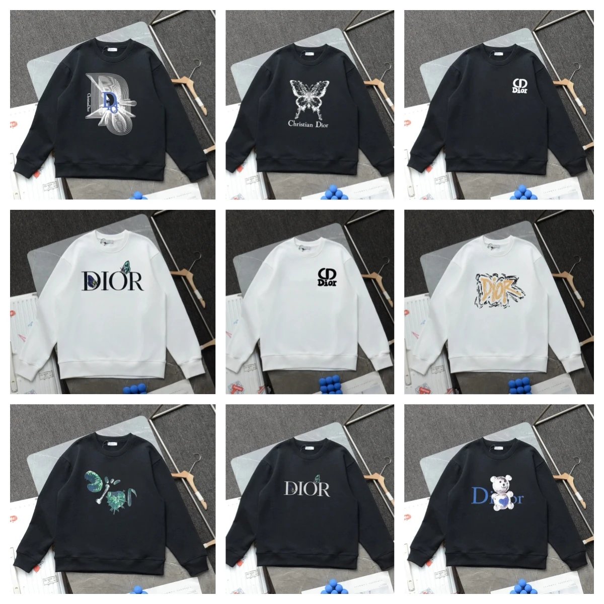 Dior Logo Print Blac