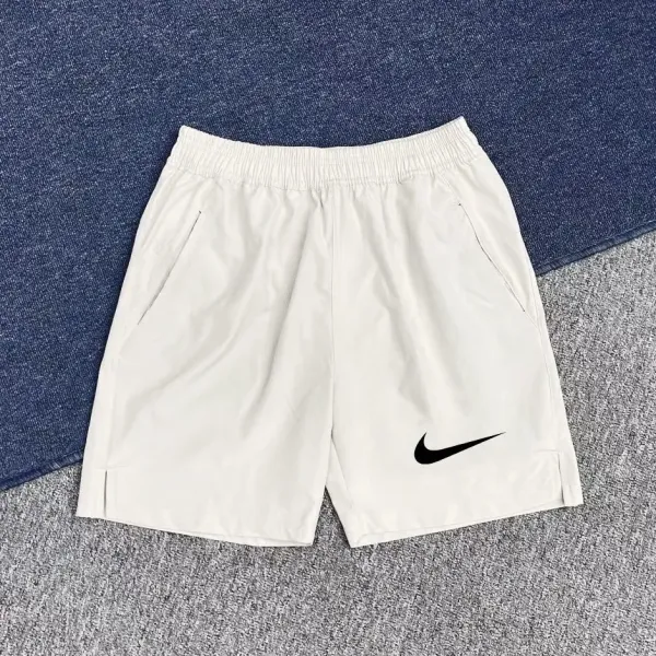 Nike Sportswear Shorts White with Pink Swoosh - 17