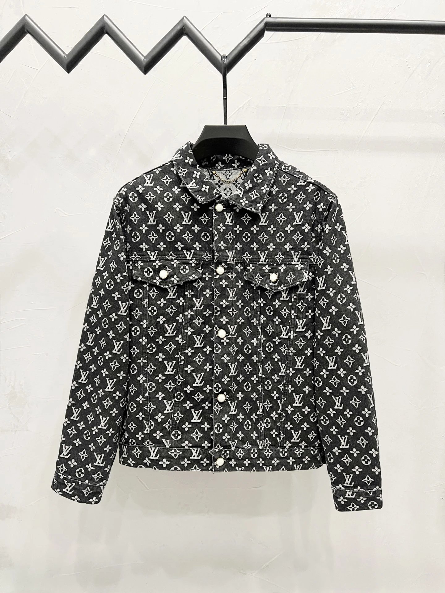 Palm Angels Jackets Washed denim trucker jacket image 14