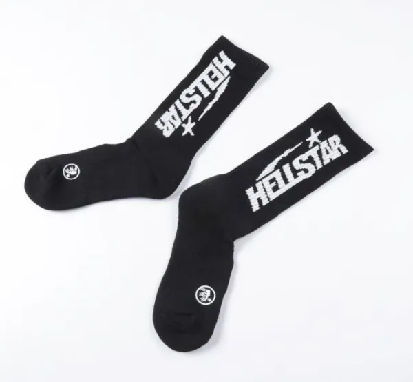Hellstar Logo Socks Brown - 4