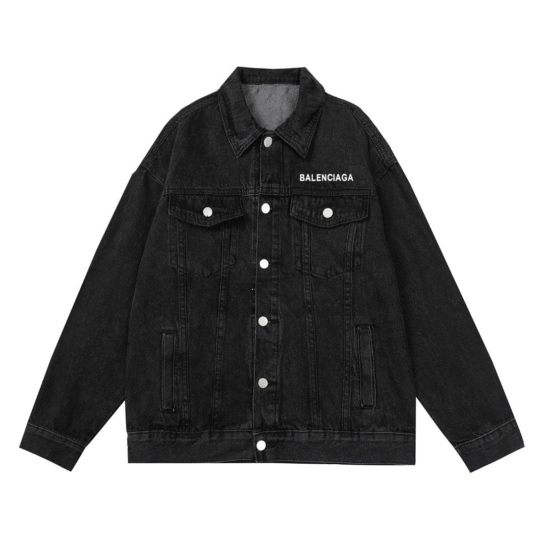 Palm Angels Jackets Washed denim trucker jacket image 4