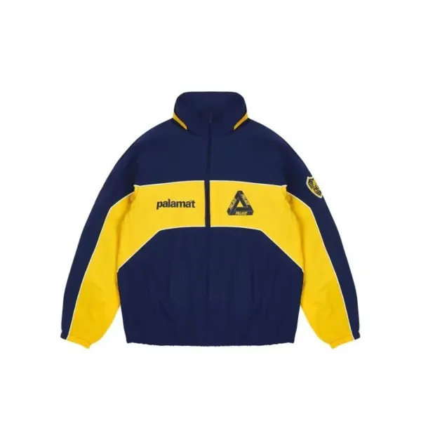 Design NEVRALER V-Stripe Windbreaker Jacket in Khaki and Black Outerwear.windbreaker - 6