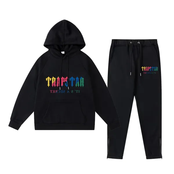 Trapstar It's A Secret Multicolor Hoodie and Sweatpants Set - 1