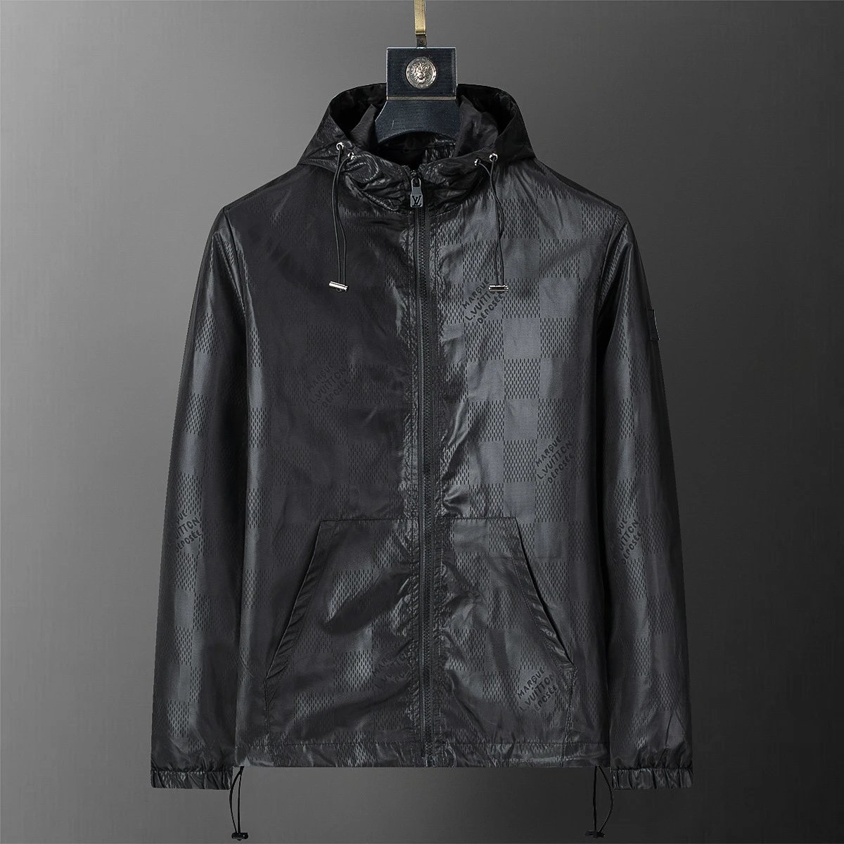 Prada Re-Nylon Hooded Windbreaker Army Green Jacket - 16