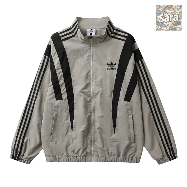 Adidas Jackets Three-Stripe Zip-Up Track Jacket product detail image 9