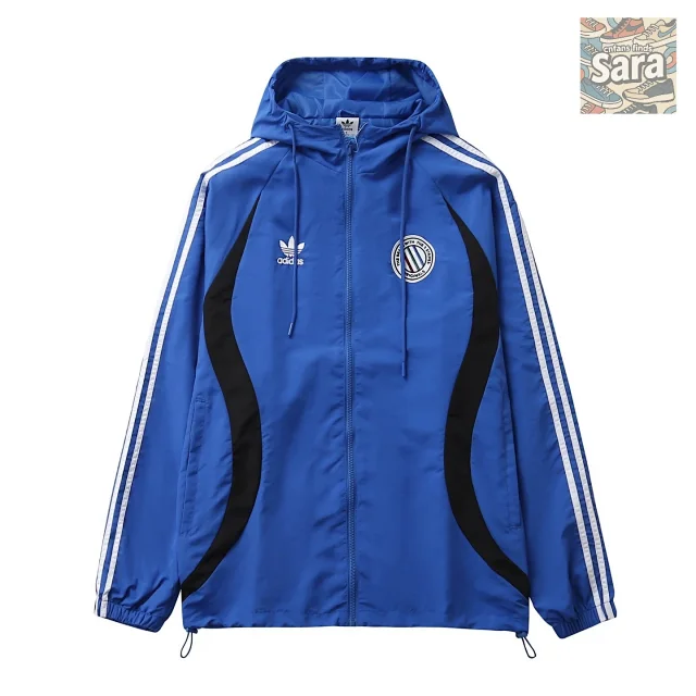Adidas Jackets Three-Stripe Zip-Up Track Jacket product detail image 2