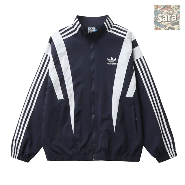 Adidas Jackets Three-Stripe Zip-Up Track Jacket product detail image 8