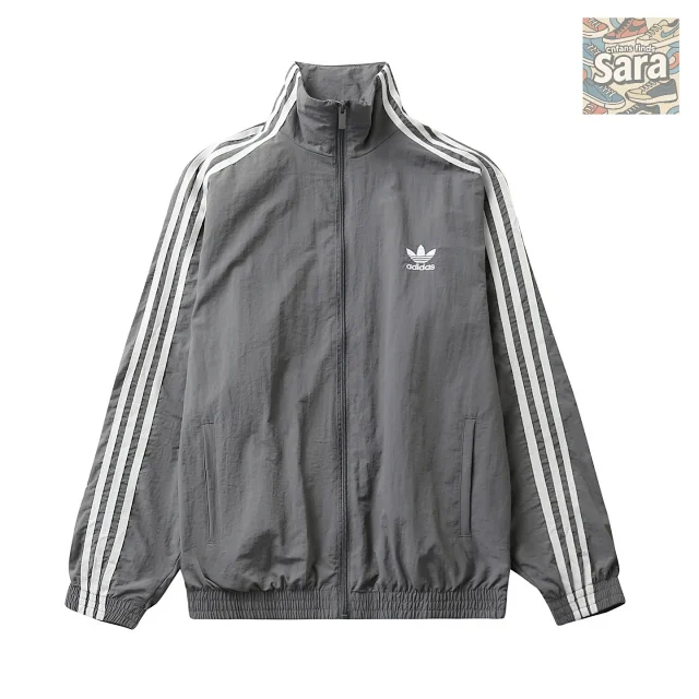Adidas Jackets Three-Stripe Zip-Up Track Jacket product detail image 7