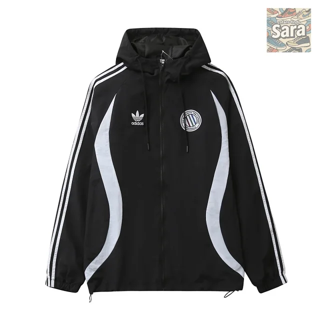 Adidas Jackets Three-Stripe Zip-Up Track Jacket product detail image 1