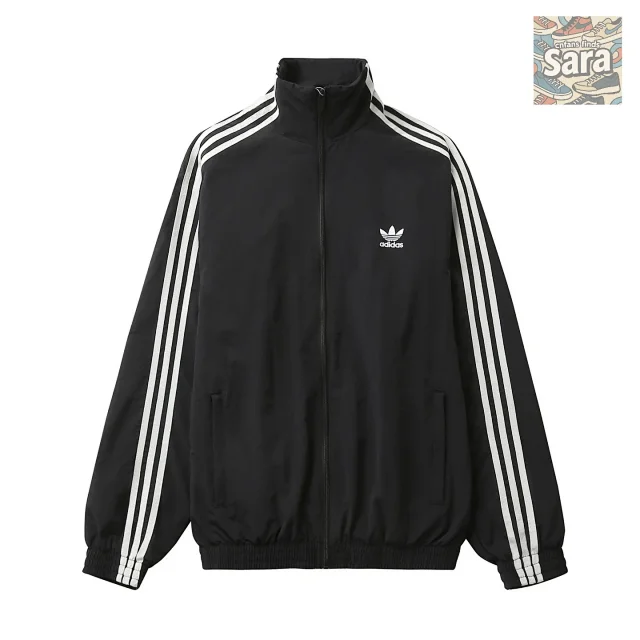 Adidas Jackets Three-Stripe Zip-Up Track Jacket product detail image 6