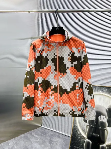 Off-White Grid Print Utility Jacket Black/White - 15