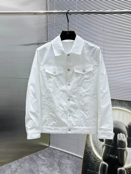 Off-White Grid Print Utility Jacket Black/White - 16