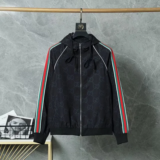 Gucci Jackets Hooded Zip Jacket product detail image 6