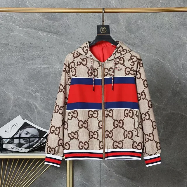 Gucci Jackets Hooded Zip Jacket product detail image 8