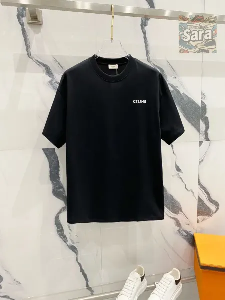Fendi FF Logo Embroidered Gray T-Shirt - 12