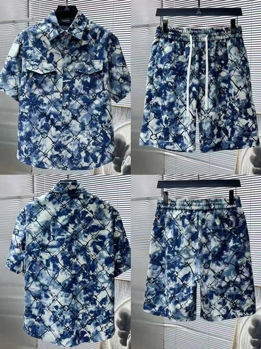 Louis Vuitton Monogram Embossed T-Shirt and Shorts Set White - 3