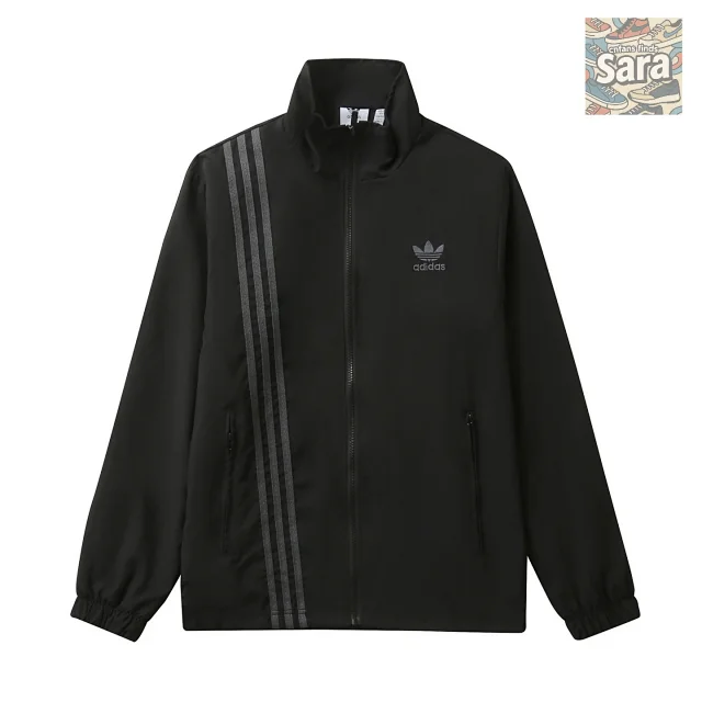Adidas Jackets Three-Stripe Zip-Up Track Jacket product detail image 14