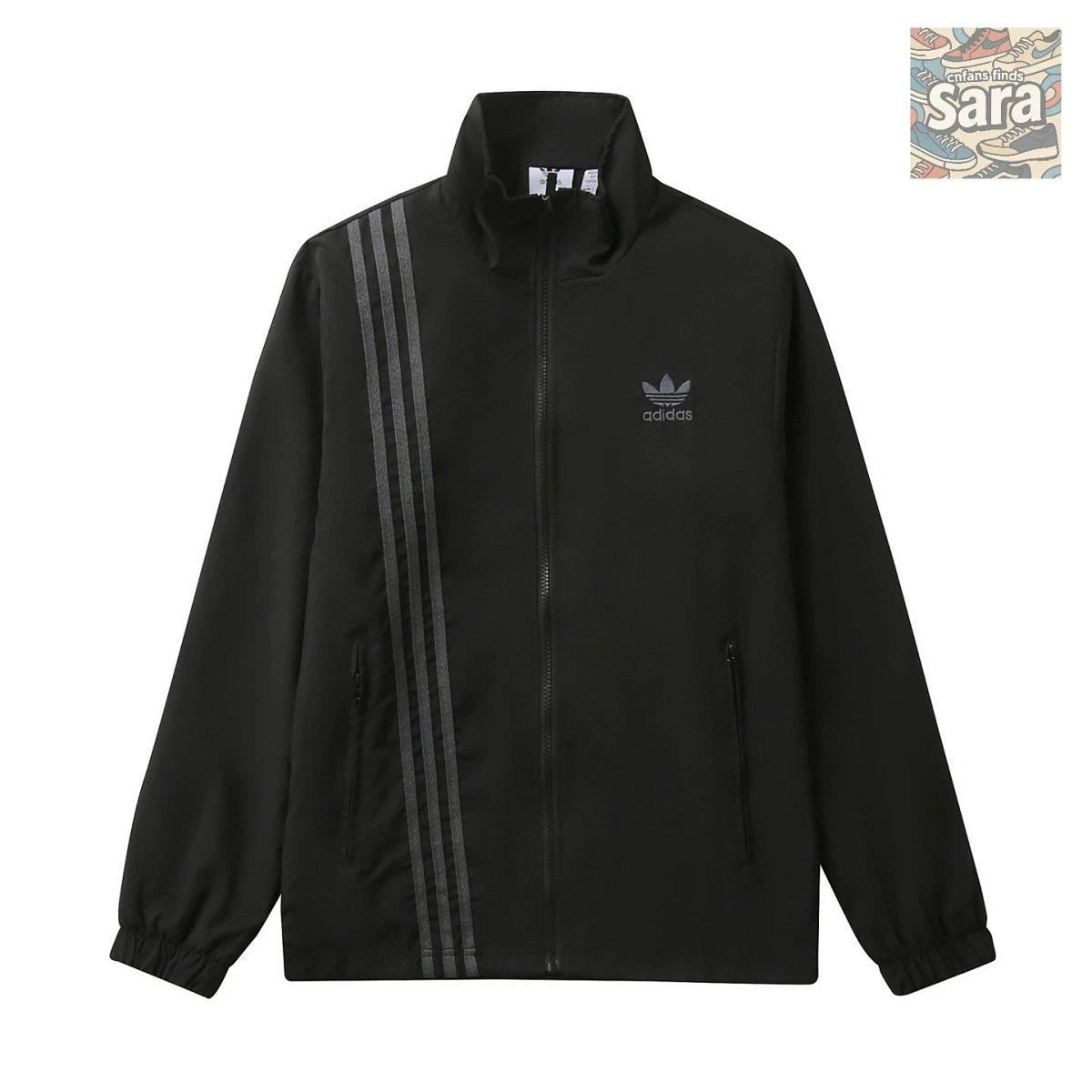 Adidas Originals Track Jacket White Outerwear product detail 15 in Litbuy spreadsheet finds