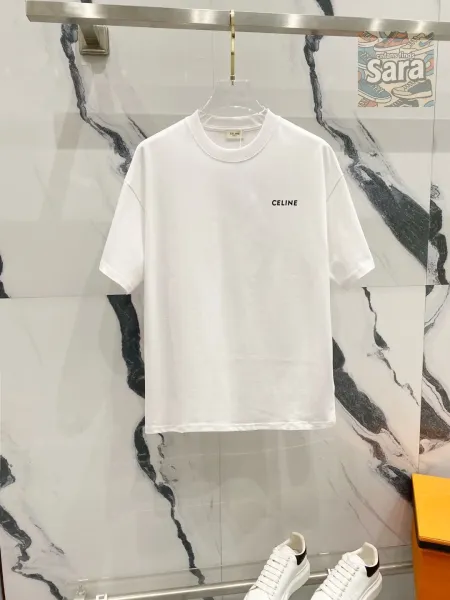 Fendi FF Logo Embroidered Gray T-Shirt - 13