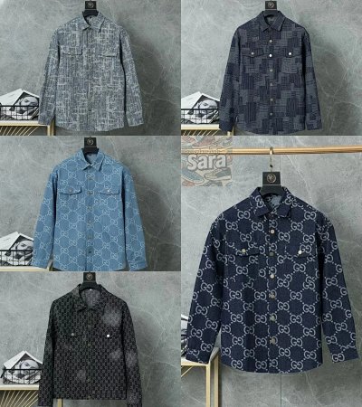 Gucci GG Supreme Denim Shirt Jacket [12 styles]