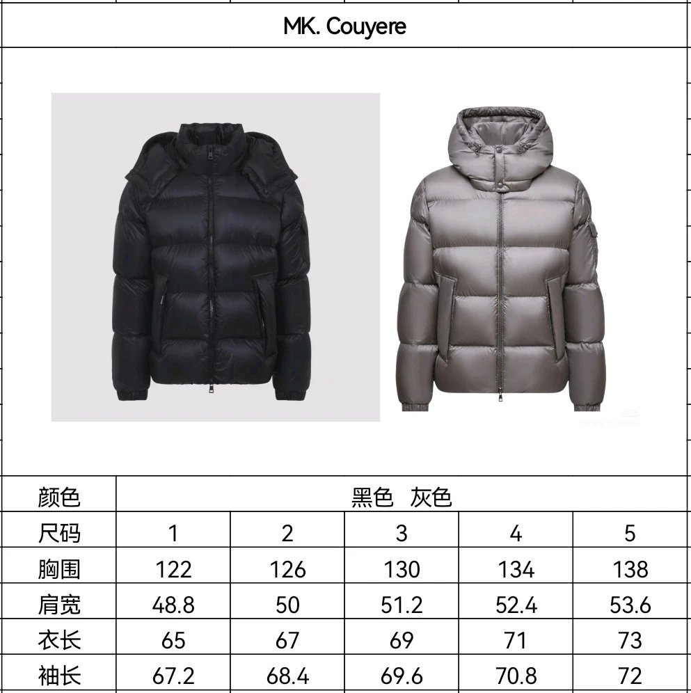 Moncler Maya Down Jacket Graphite Gray - 2