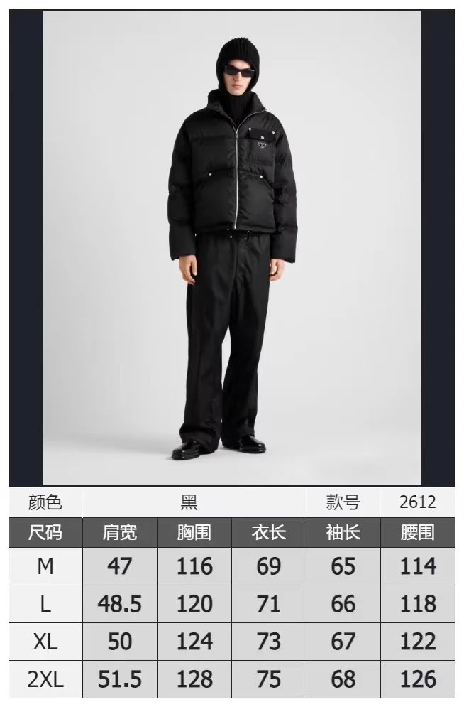 Prada Re-Nylon Down Jacket Black - 2