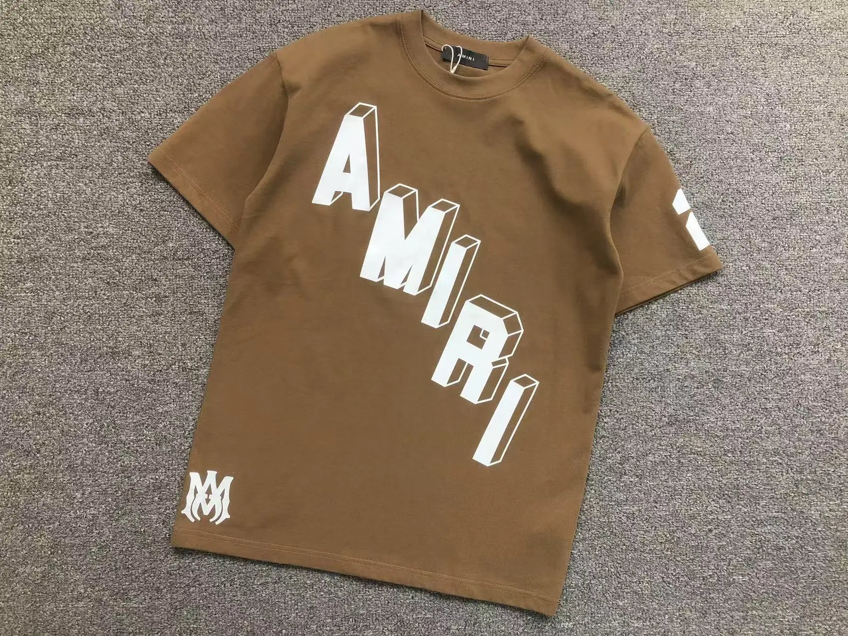 Amiri T-Shirts — coffee colorway — USFans Spreadsheet photo